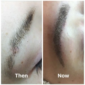 Microblading Eyebrow Before and After