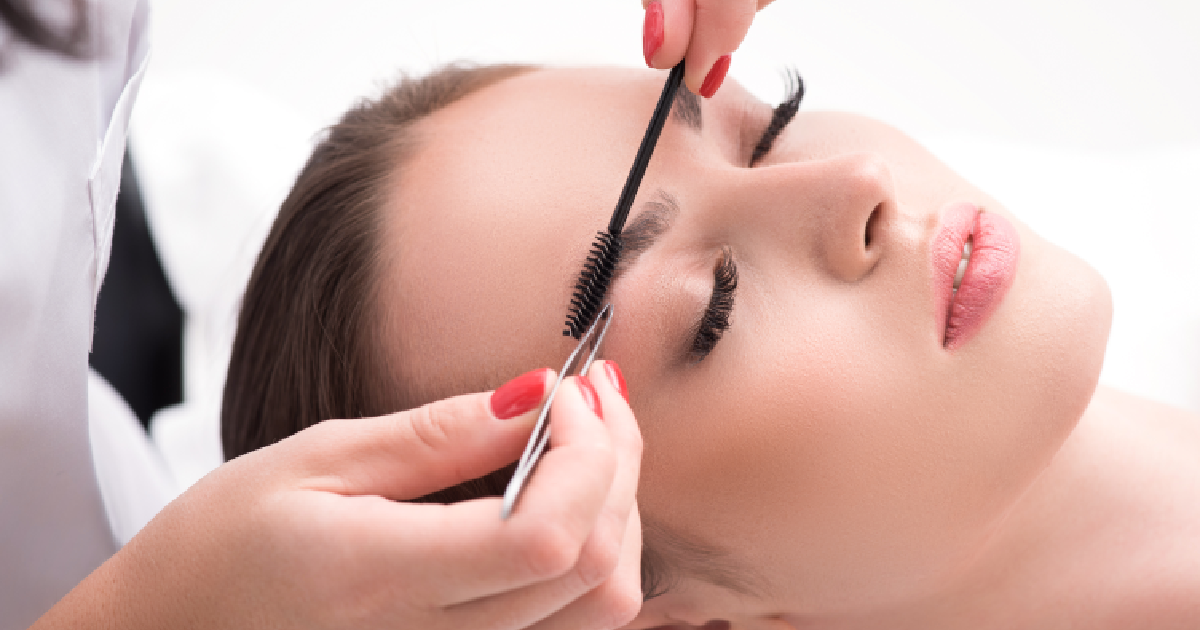 women receiving Microblading treatment in Lake Forest, IL