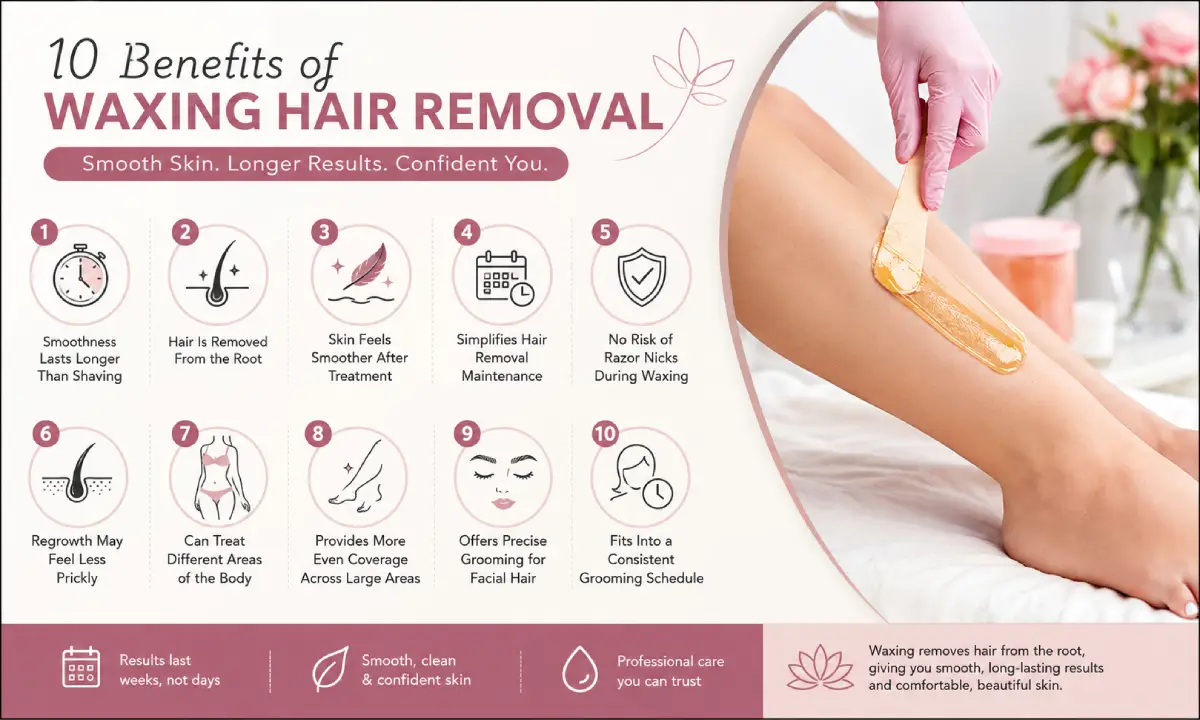 10 Benefits of Waxing Hair Removal